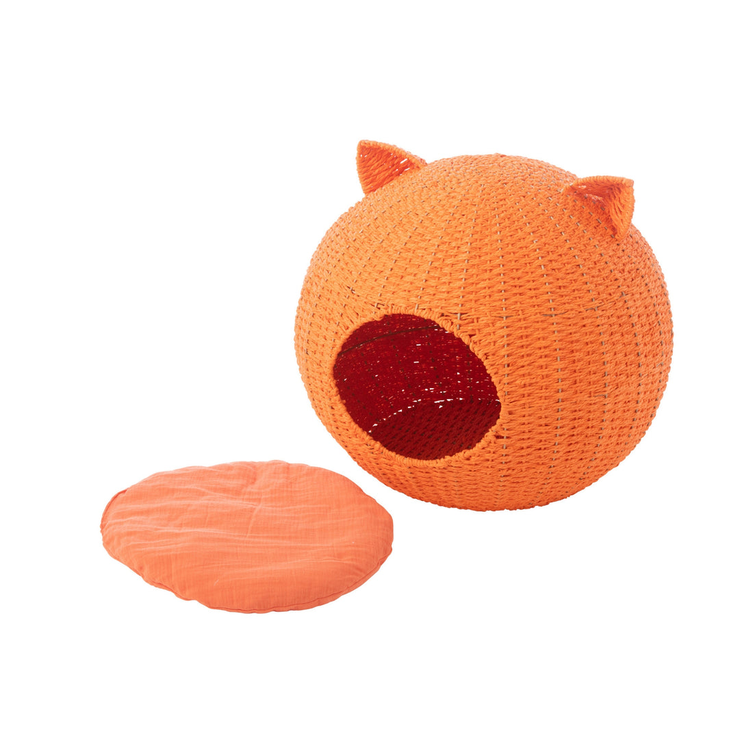 Kattenmand Kattenoren Papier Oranje J-Line