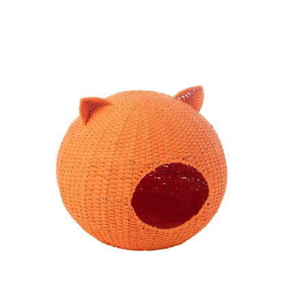 Kattenmand Kattenoren Papier Oranje J-Line