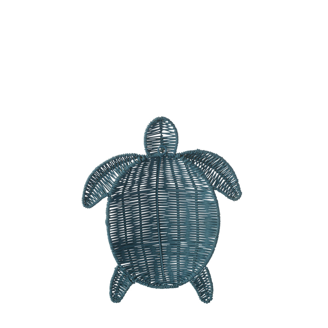 Wanddecoratie Turtle Ijzer Donkerblauw Small J-Line