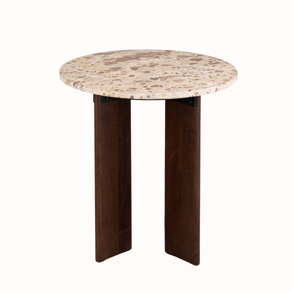 Bijzettafel Mathilde Marmer Naturel/Beige J-Line