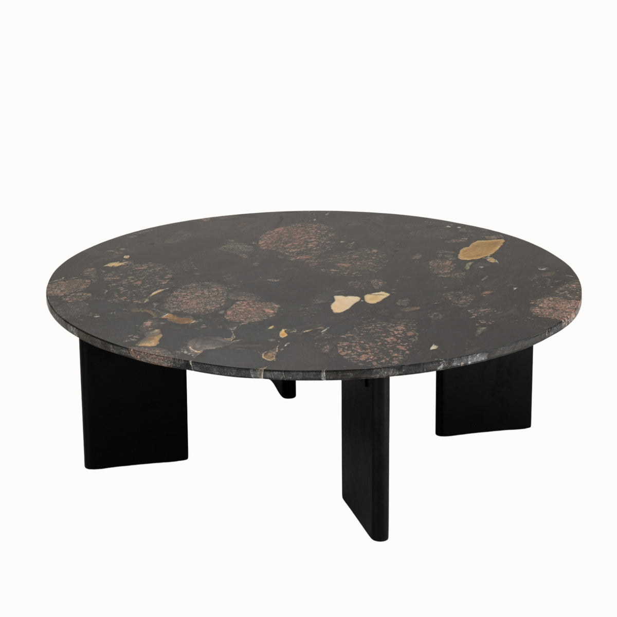Salontafel Mathilde Marmer Zwart/Perzik J-Line