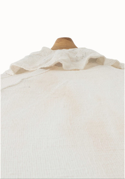 Parasol Macrame Hout Ecru 200x250cm J-Line