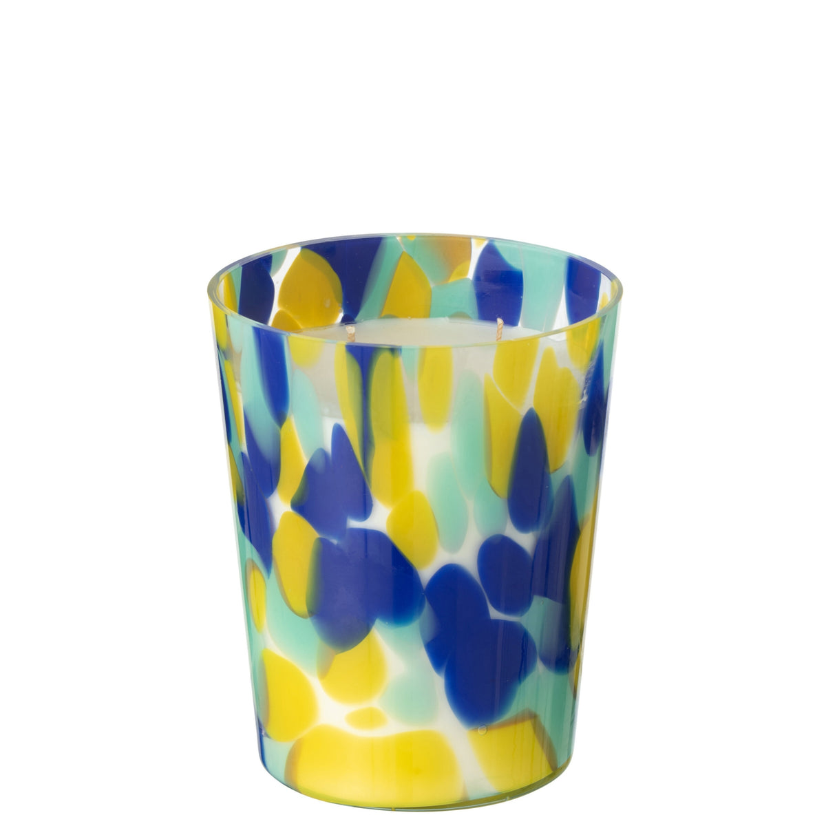 Geurkaars Noa Blauw/Geel Medium - 68u J-Line