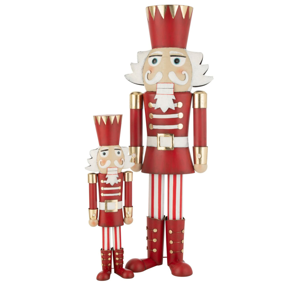 Notenkraker Metaal Rood/Goud Large H148,5cm J-Line
