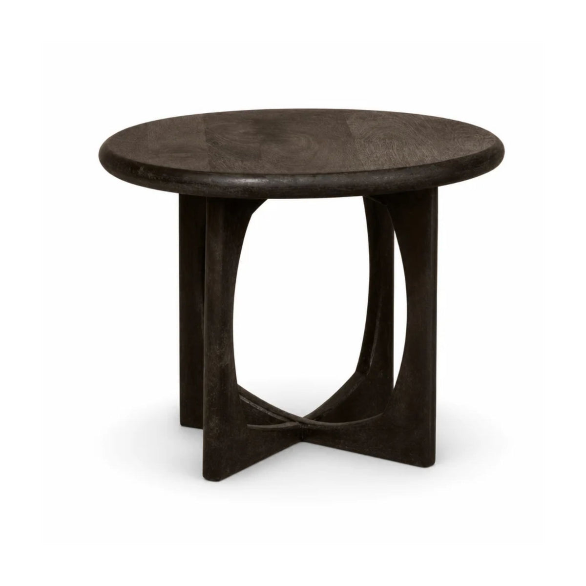 Bijzettafel Milou Mangohout Zwart 60cm Starfurn