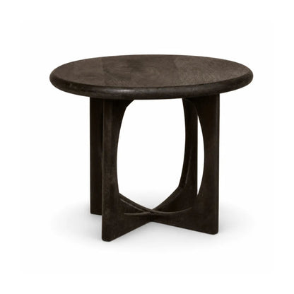 Bijzettafel Milou Mangohout Zwart 60cm Starfurn