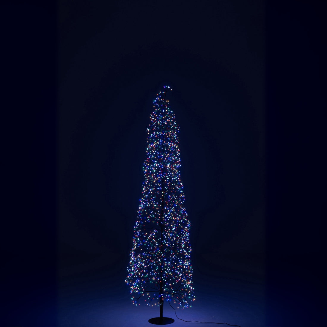 Kerstboom Led Multicolor Lichten Metaal Zwart Large H180cm J-Line