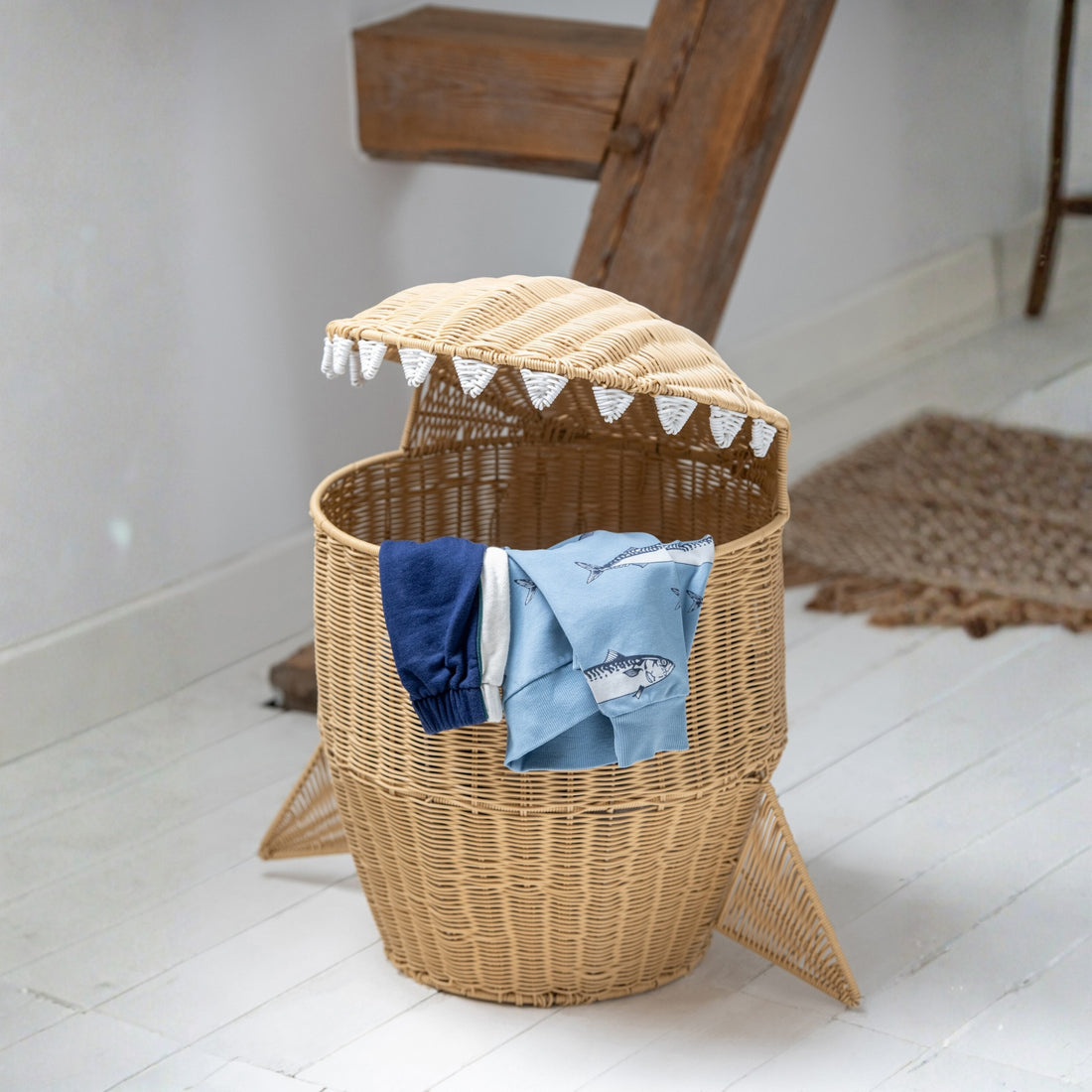 Mand Haai Kunststof Naturel J-Line