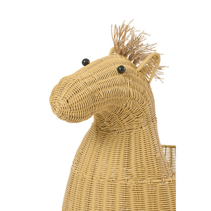 Mand Paard Kunststof Naturel J-Line