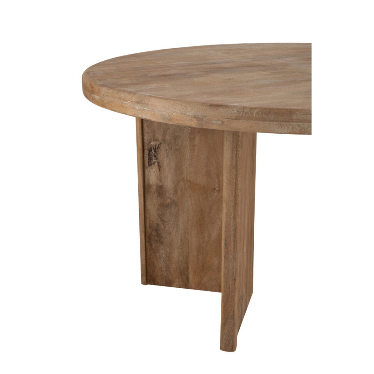 Eettafel Mangohout Naturel Ø150cm J-Line