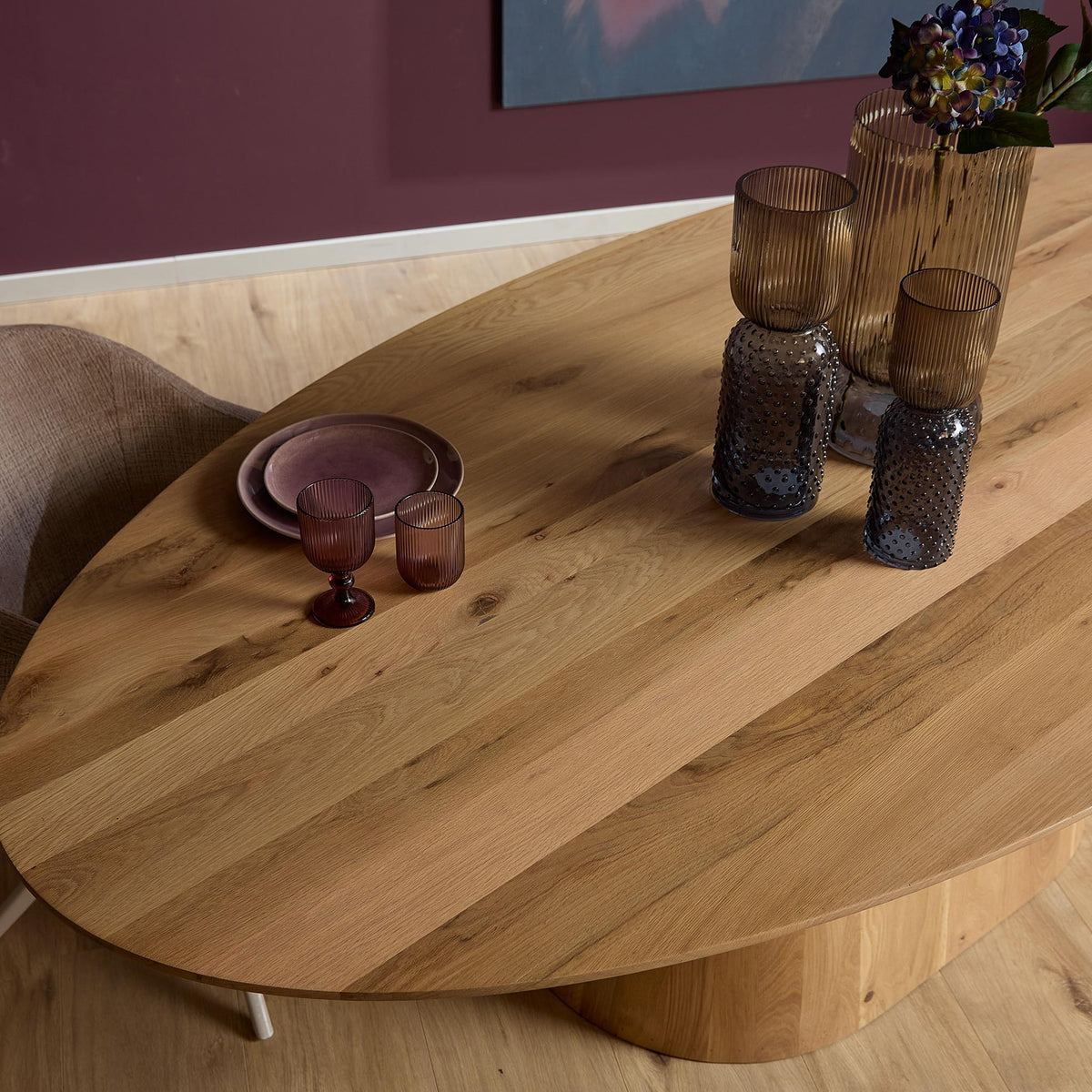 Eettafel Riga Eiken Naturel Ovaal 210cm Starfurn
