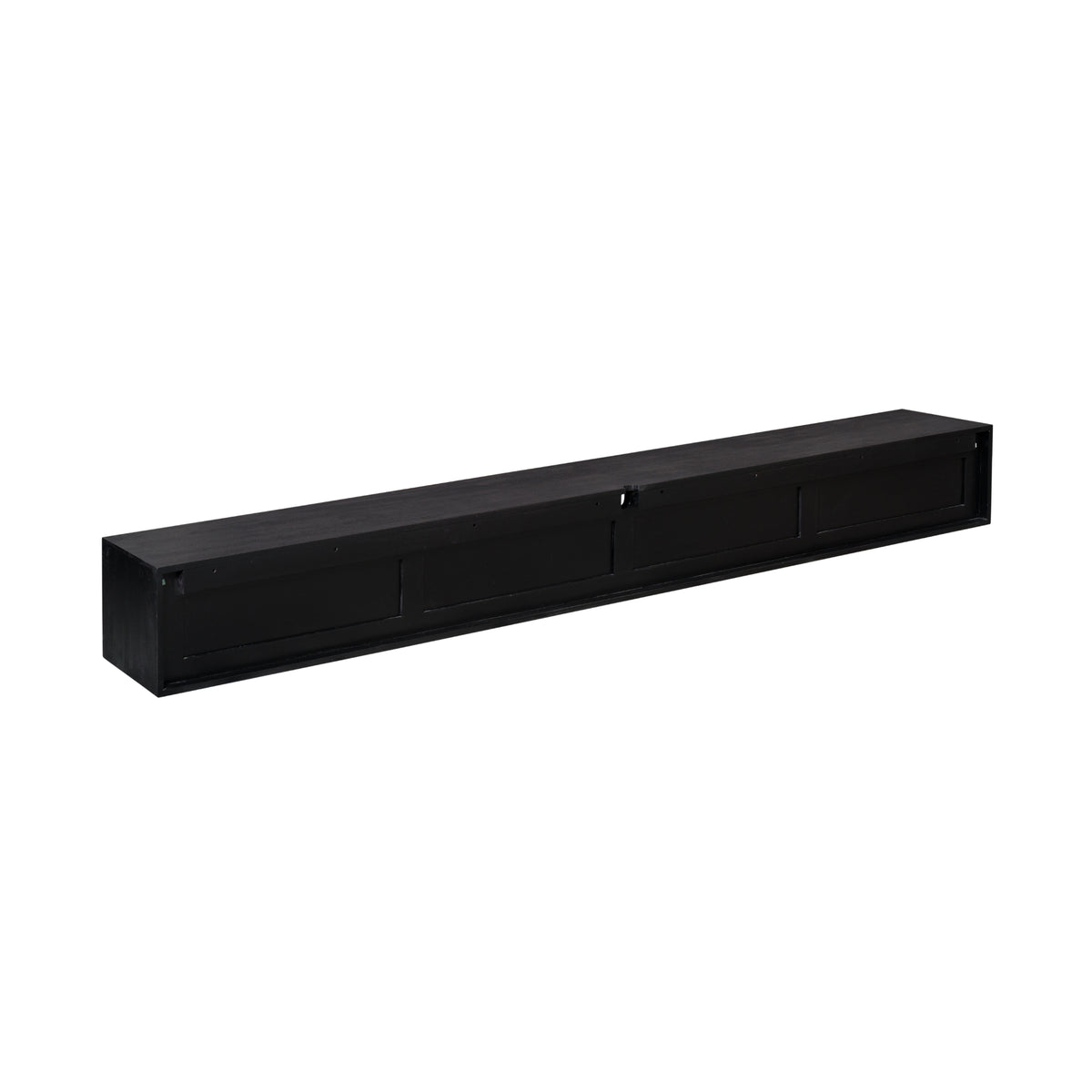 Zwevend TV-meubel Ambiance Mangohout Zwart 280cm Starfurn