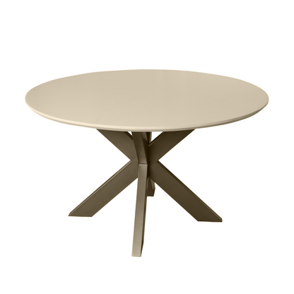 Eettafel Madison Mangohout Zand Rond 130cm Starfurn
