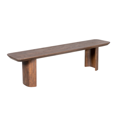 Eetkamerbank Maré Mangohout Bruin 180cm Starfurn