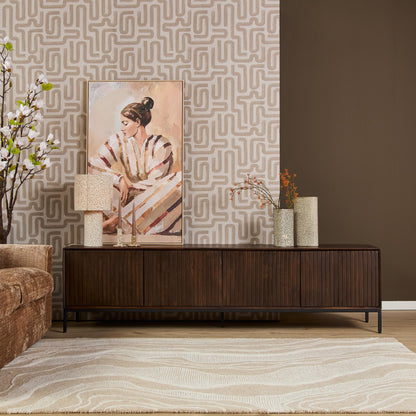 TV-meubel Madison Mangohout Bruin 210cm Starfurn