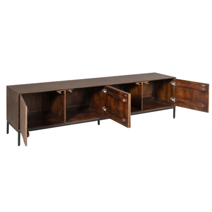 TV-meubel Madison Mangohout Bruin 210cm Starfurn
