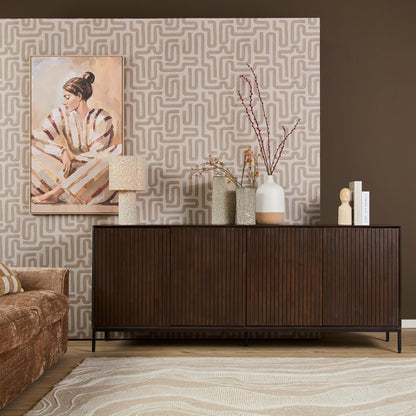 Dressoir Madison Mangohout Bruin 210cm Starfurn