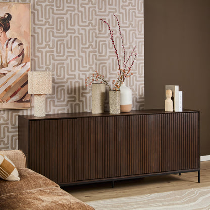 Dressoir Madison Mangohout Bruin 210cm Starfurn