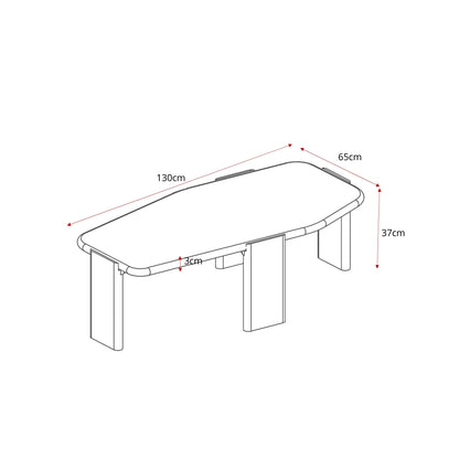 Salontafel Nuvé Botticino Marmer Naturel 100cm Starfurn