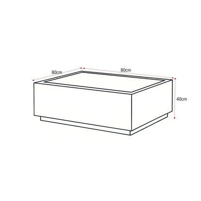 Salontafel Nuvé Botticino Marmer Naturel 100cm Starfurn