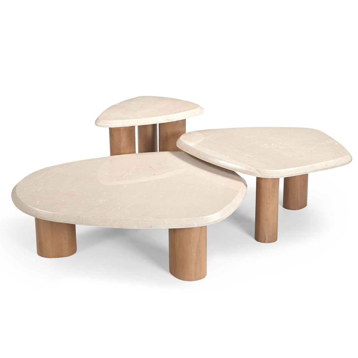 Salontafel Nuvé Botticino Marmer Naturel 100cm Starfurn