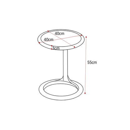 Salontafel Elias Wit 60cm Starfurn