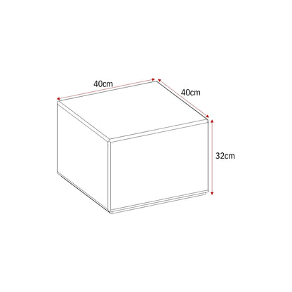 Salontafel Elias Wit 60cm Starfurn