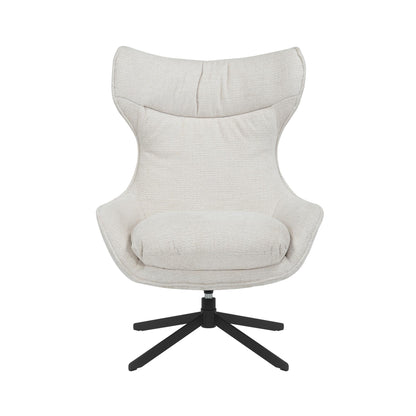 Fauteuil Olivia Draaibaar Stof Off White Starfurn