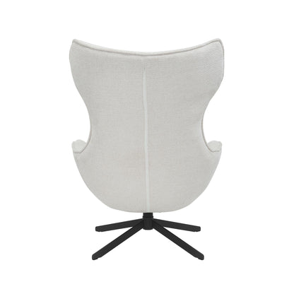 Fauteuil Olivia Draaibaar Stof Off White Starfurn