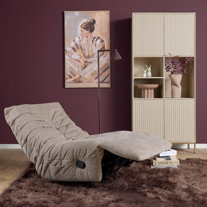 Relaxfauteuil Zen Stof Taupe Starfurn