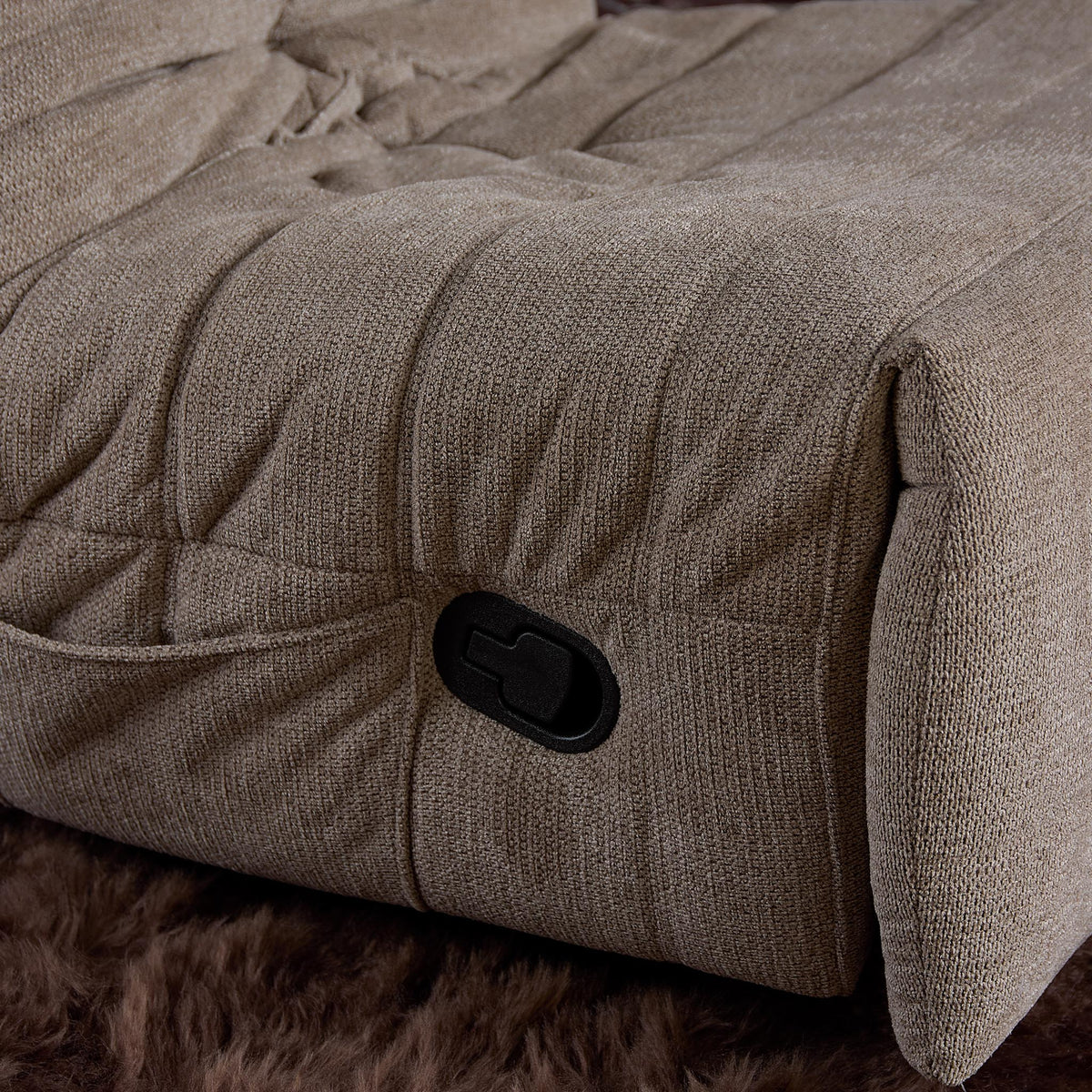 Relaxfauteuil Zen Stof Taupe Starfurn