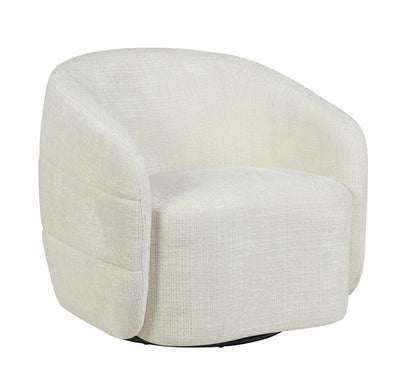 Fauteuil Yara Draaibaar Stof Off White Starfurn