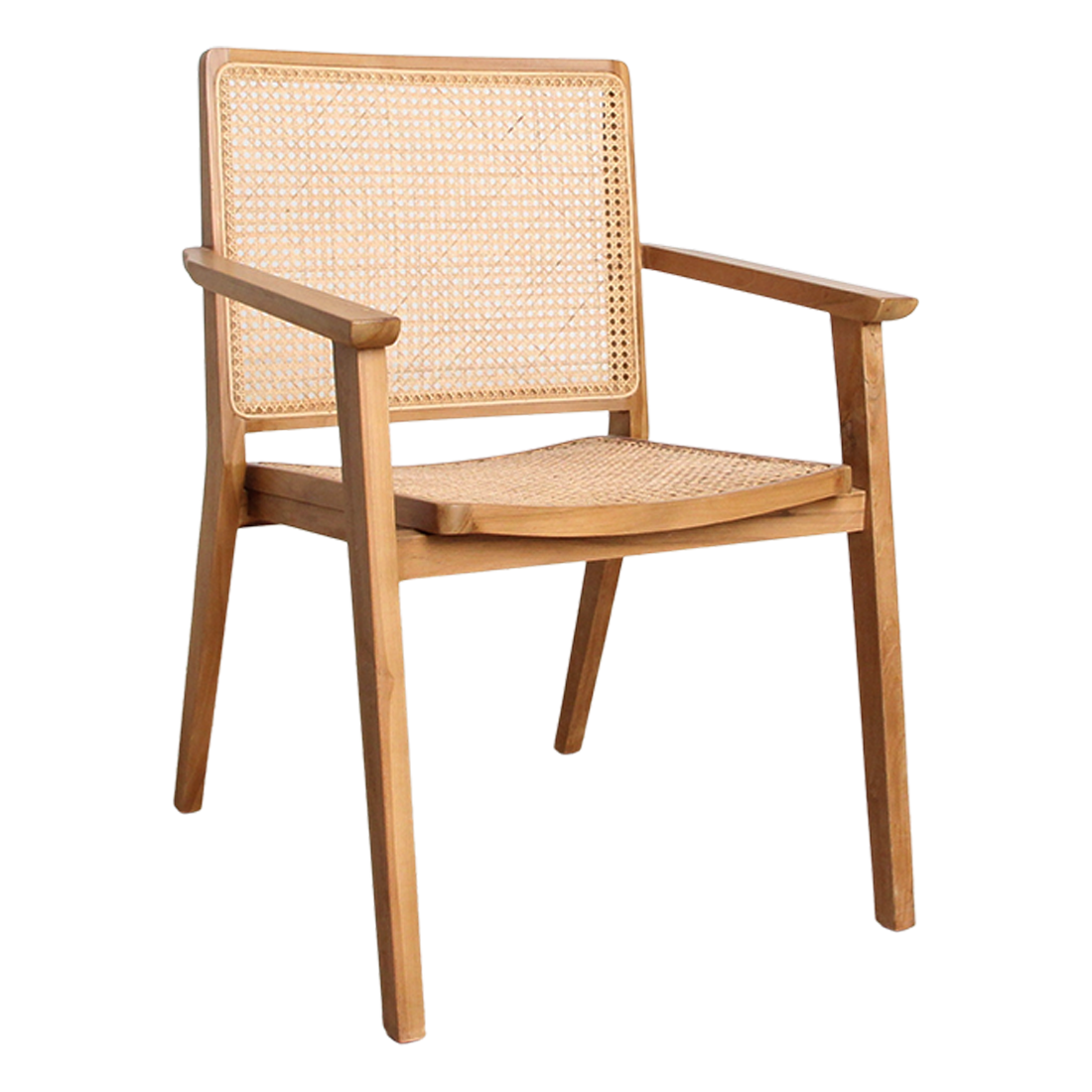 Nova Eetkamerstoel Teak Set van 2 Raw Materials