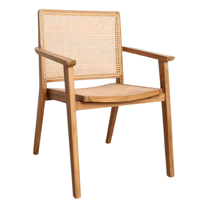 Nova Eetkamerstoel Teak Set van 2 Raw Materials