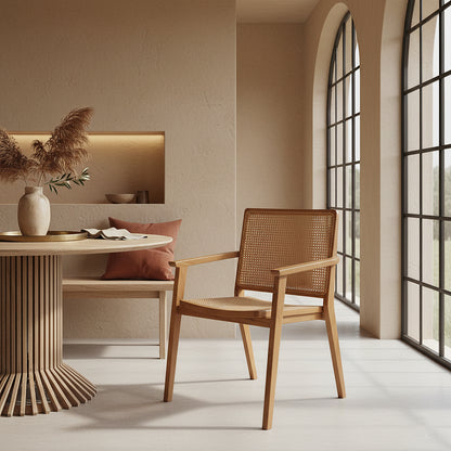 Nova Eetkamerstoel Teak Set van 2 Raw Materials