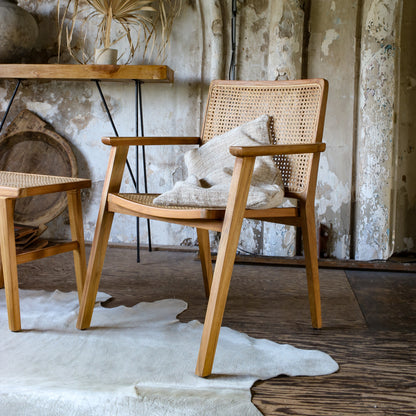 Nova Eetkamerstoel Teak Set van 2 Raw Materials