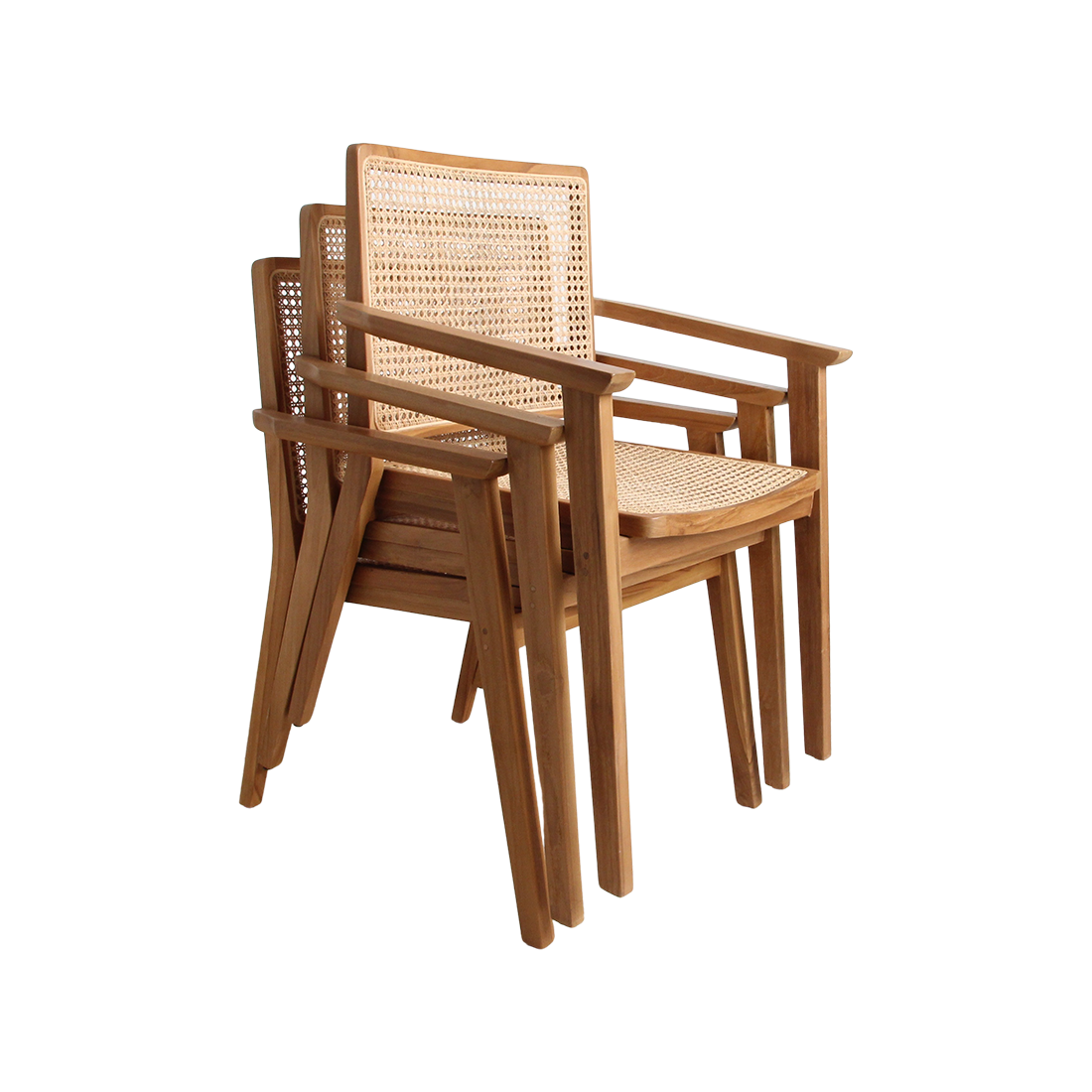 Nova Eetkamerstoel Teak Set van 2 Raw Materials