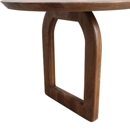 Bullnose Eettafel Open Bruin 200cm Raw Materials