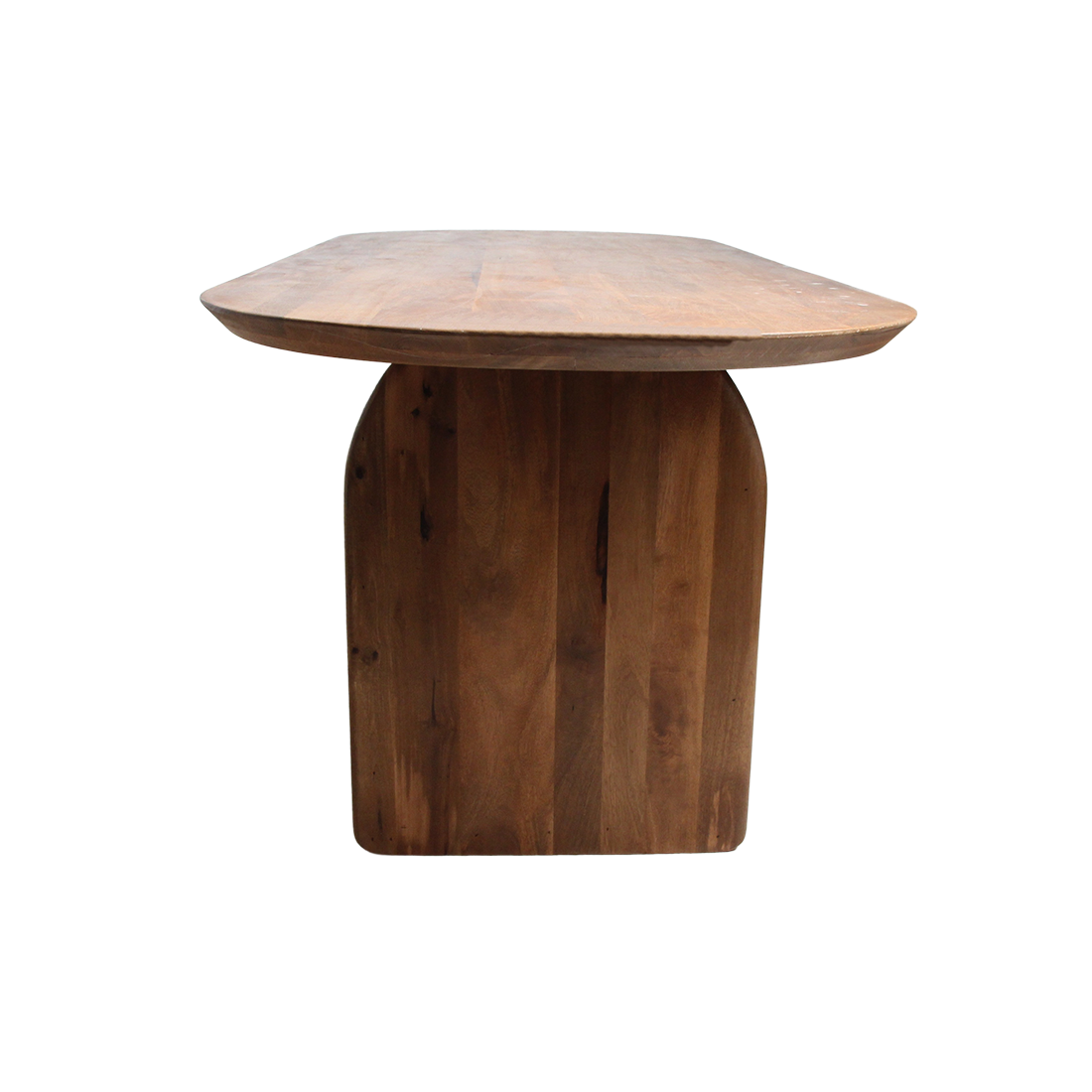 Bullnose Eettafel Mix bruin 240cm Raw Materials