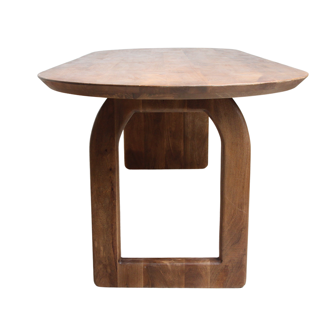 Bullnose Eettafel Mix bruin 240cm Raw Materials