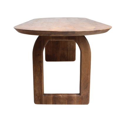 Bullnose Eettafel Mix bruin 240cm Raw Materials
