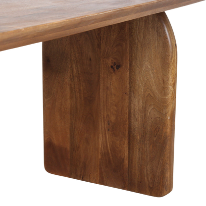 Bullnose Eettafel Mix bruin 240cm Raw Materials