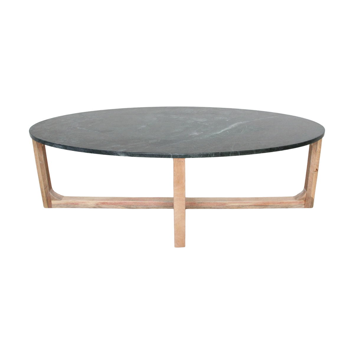Salontafel Marmer Ovaal Groen Raw Materials