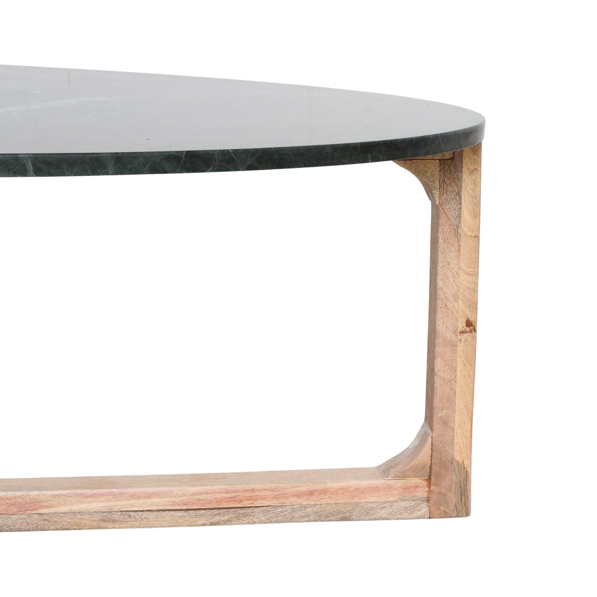 Salontafel Marmer Ovaal Groen Raw Materials