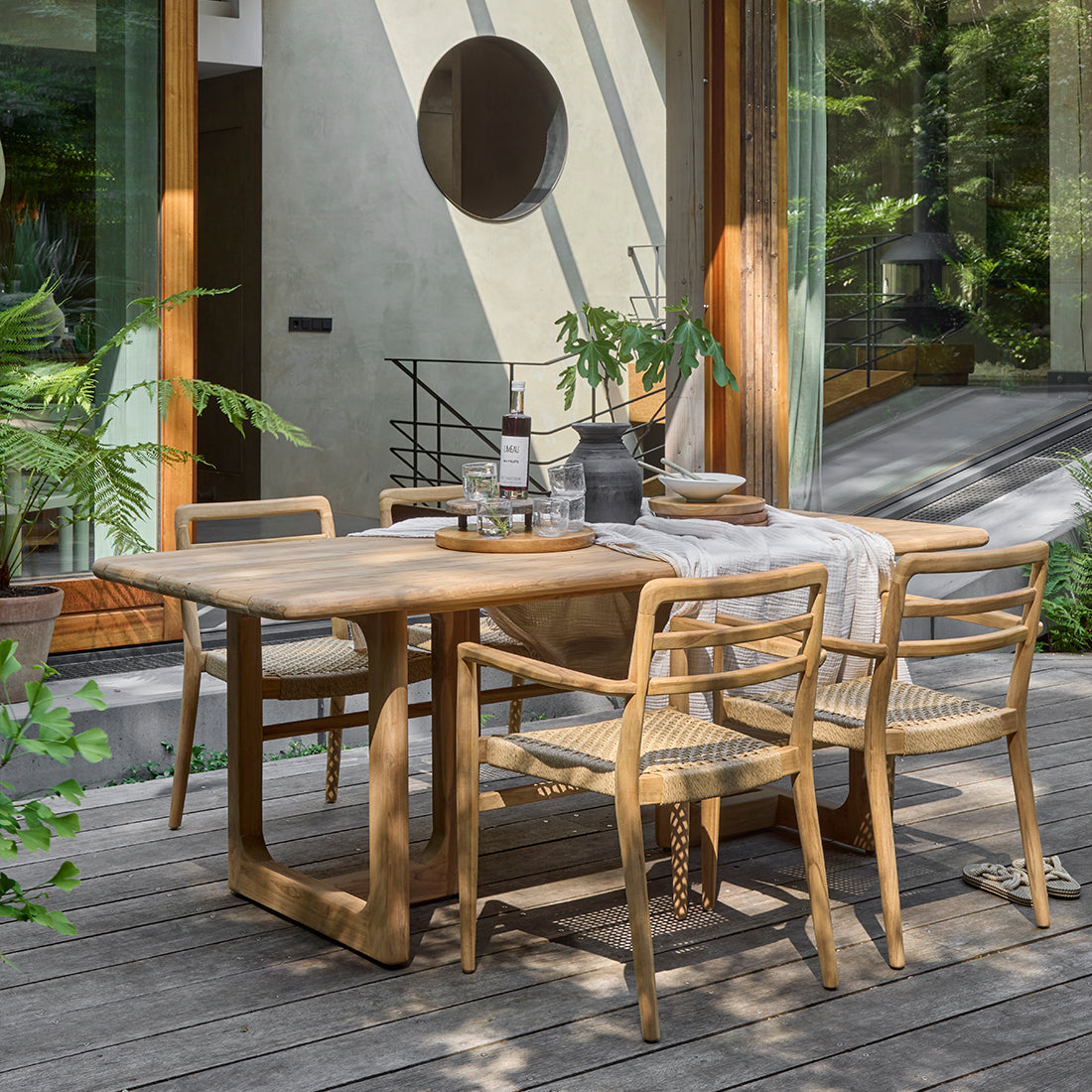 Primavera Teakhouten Tuintafel 240cm Raw Materials