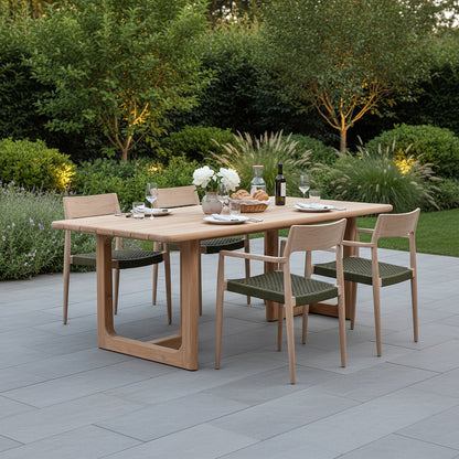 Primavera Teakhouten Tuintafel 240cm Raw Materials