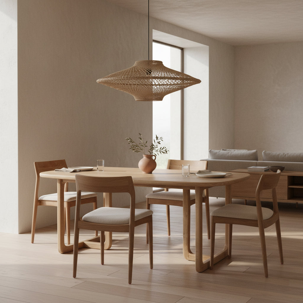 Eetkamertafel Invierno Teakhout 240cm Raw Materials