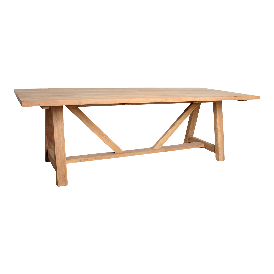 Tuintafel Soleado 200cm FSC Gerecycled Teakhout Raw Materials