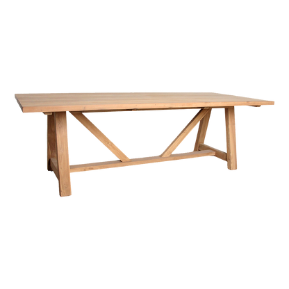 Tuintafel Soleado 200cm FSC Gerecycled Teakhout Raw Materials