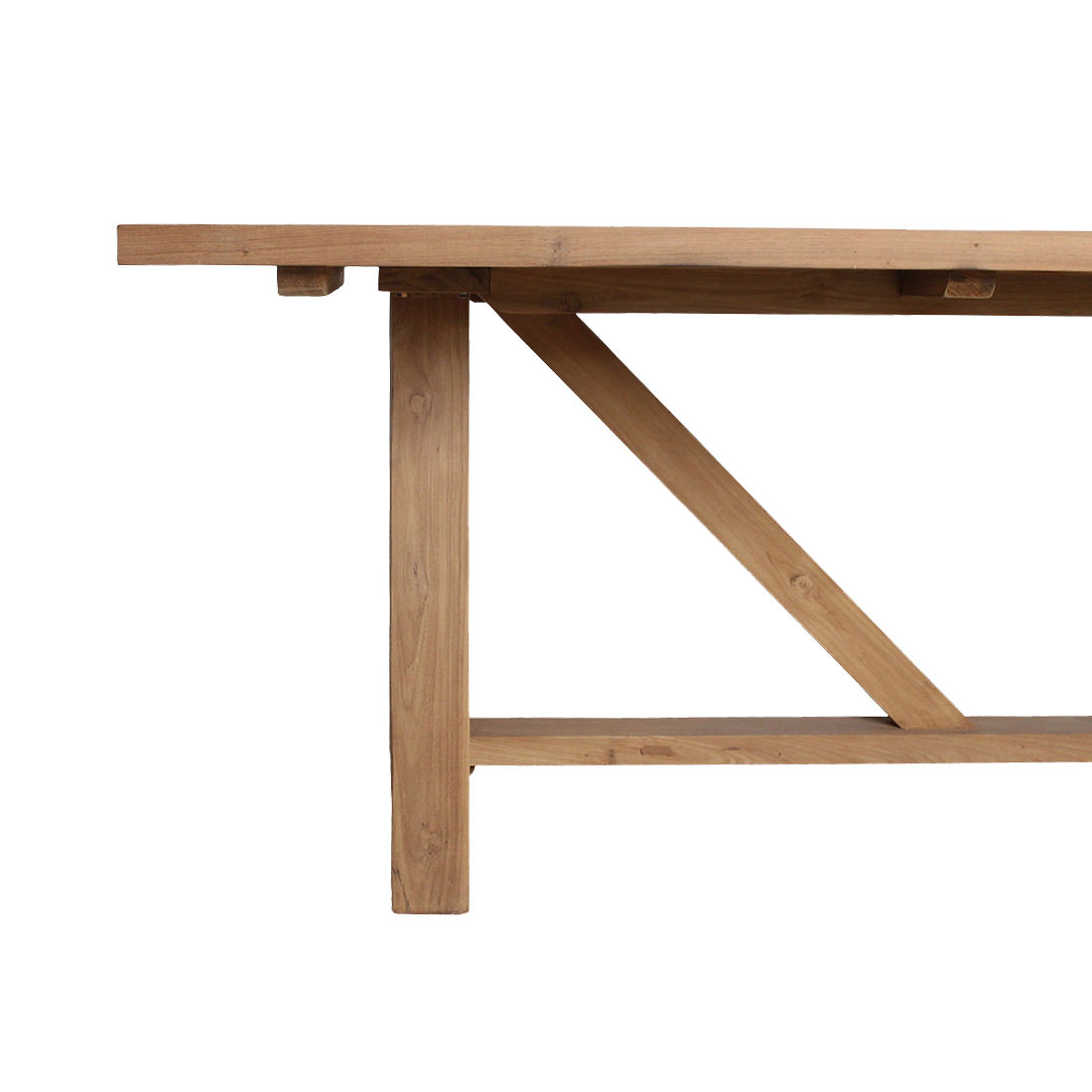 Tuintafel Soleado 200cm FSC Gerecycled Teakhout Raw Materials